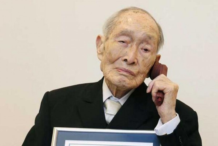 Pria tertua di dunia, Sakari Momoi telah meninggal dunia di usia 112.