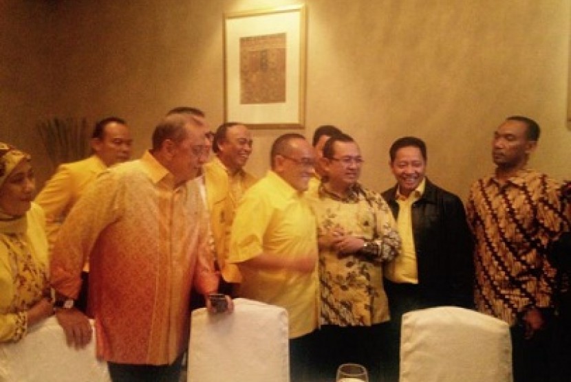 Priyo Budi Santoso hadir di Rapimnas Golkar kubu Aburizal Bakrie, Jumat (12/6).