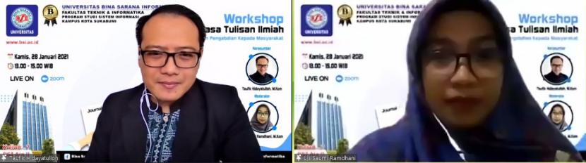 Prodi Sistem Informasi UBSI  menggelar workshop tentang paraphrase tulisan ilmiah.