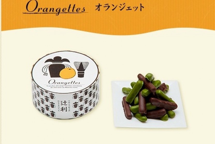 Produk terbaru teh hijau Tsujiri yang dikombinasikan dengan cokelat Prancis.