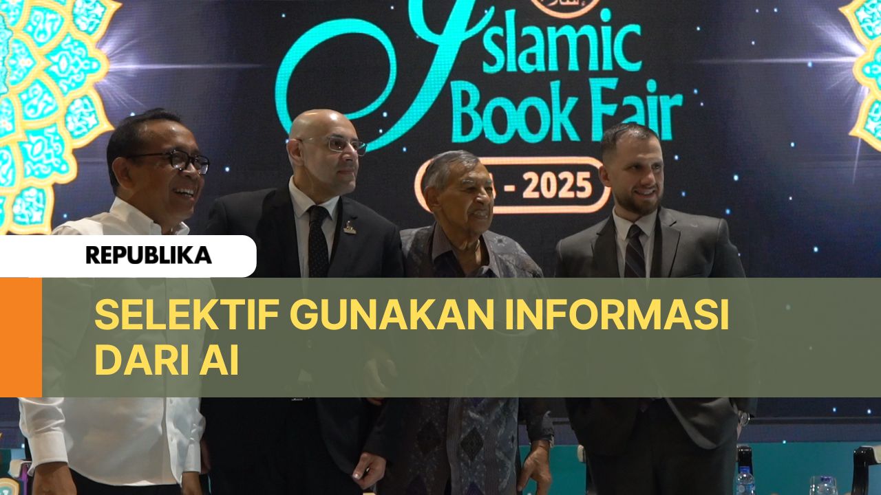 Prof Quraisy Shihab saat menghadiri Islamic Book Fair
