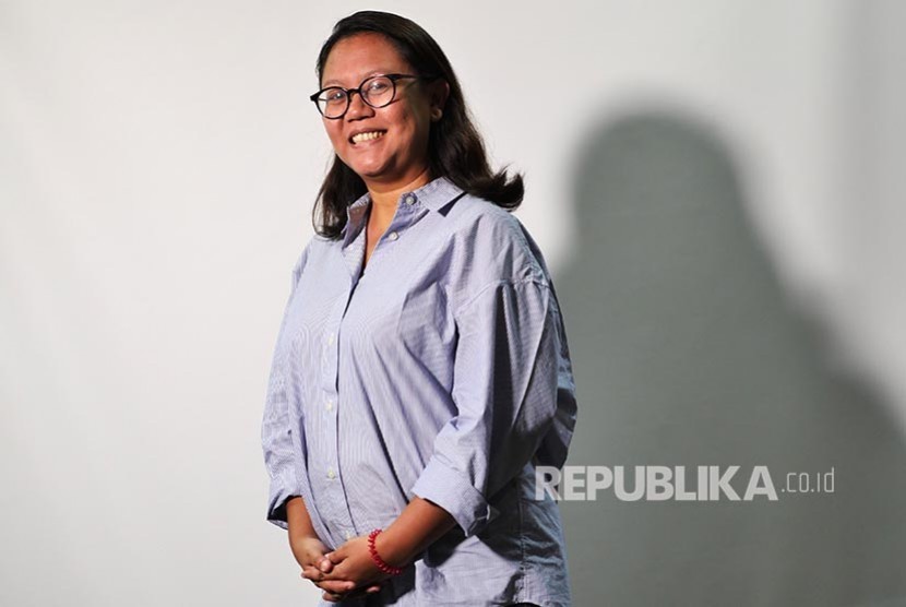 Wartawan Republika Indira Rezkisari