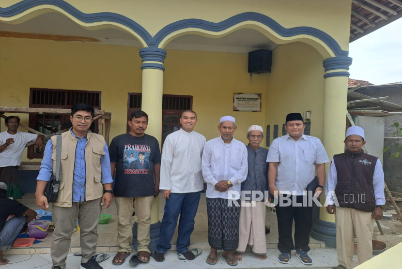 Program Banten Semarak menyasar perbaikan empat mushola di Kabupaten Serang, Banten, Senin (17/2/2025).