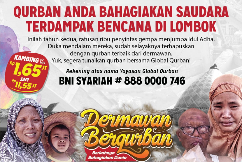 Program Dermawan Berqurban Global Qurban ACT.