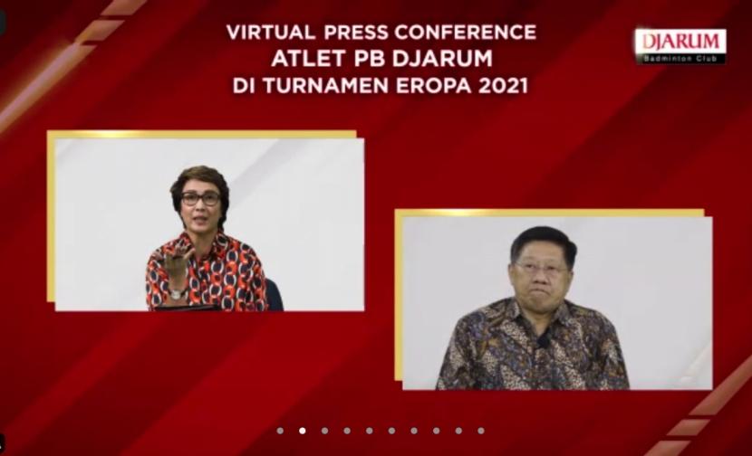 Program Director Bakti Olahraga Djarum Foundation yang juga Ketua PB Djarum Yoppy Rosimin dalam temu media virtual yang diikuti di Jakarta, Kamis (6/5).