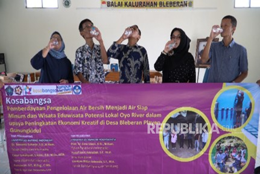 Program Kolaborasi Sosial Membangun Masyarakat (Kosabangsa) di Desa Bleberan, Kecamatan Playen, Gunungkidul, dengan tim pelaksana Universitas Amikom Yogyakarta dan tim pendamping Universitas Akprind Indonesia sudah memasuki tahap akhir kegiatan. 