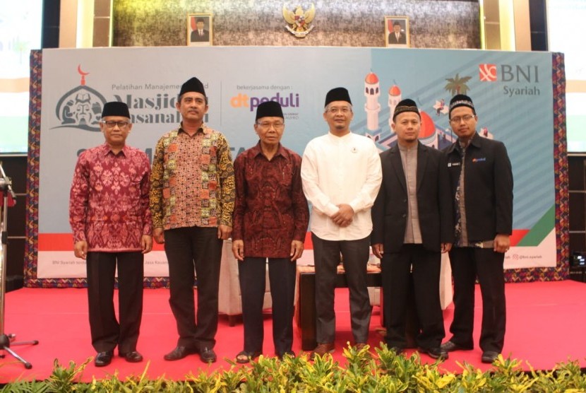 Program Pelatihan Manajemen Masjid di Mataram Nusa Tenggara Barat (NTB) di Golden Palace Hotel, Mataram, Sabtu (23/3).