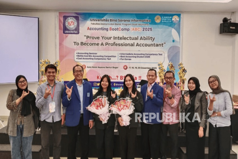 Program Studi Akuntansi Universitas Bina Sarana Informatika (UBSI), bersama Kantor Urusan Internasional (KUI), resmi membuka rangkaian kegiatan Accounting Bootcamp 2025, di Hotel Asyana Sentul, Bogor, Jawa Barat, Senin (17/11/2025). 