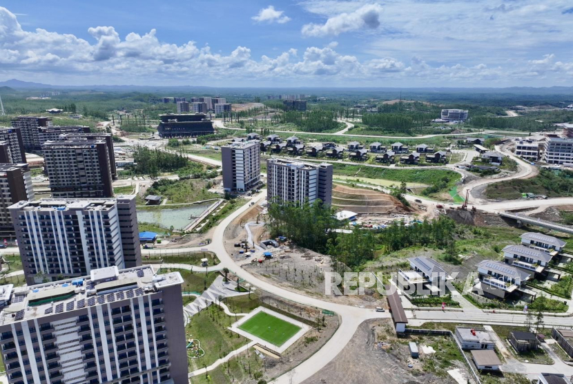 Progres pembangunan jalan West Residence IKN capai 65,85 persen.