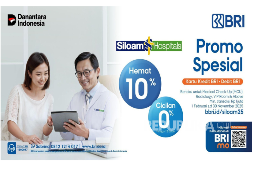 Promo Layanan Kesehatan di Siloam Hospitals dengan Kartu BRI