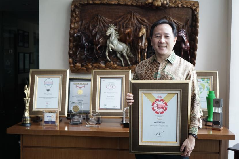 Propan Raya berhasil meraih Indonesia Original Brand Award 2020, Senin (13/8).