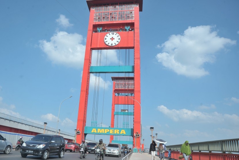 Jembatan Ampera Palembang (ilustrasi) 