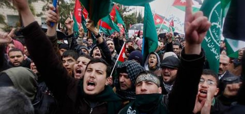 Protes Warga Yordania terhadap Pemerintah