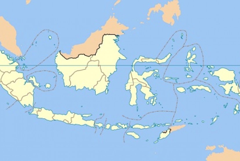 Indonesia usually becomes a middle country for illegal immigrants from conflict-affected countries before they fleed to Australia. (map of Indonesia)