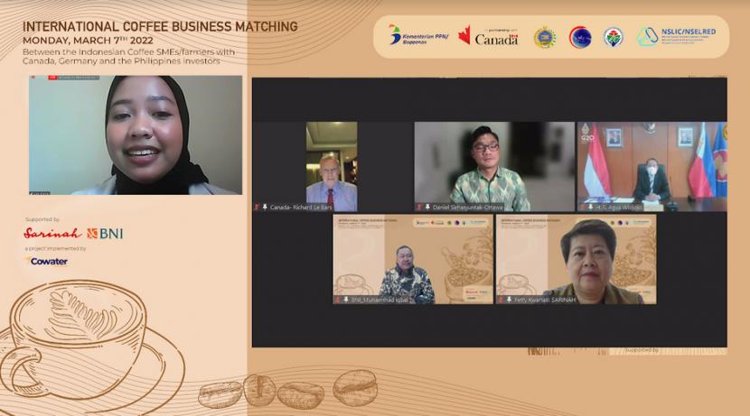 Proyek NSLIC/NSELRED, sebuah kerjasama Pemerintah Kanada dan Indonesia, menyelenggarakan acara daring Temu Bisnis Internasional sebagai bagian dari program NSLIC Access to Market, Senin (7/3/2022).