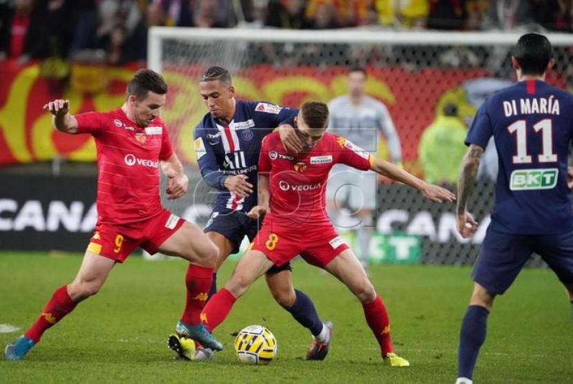 PSG menang atas Le Mans 4-1 pada laga perempatfinal Piala Liga Prancis.