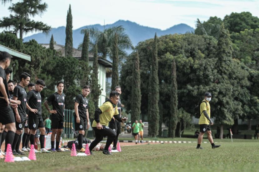 PSS Sleman saat melakukan MCU dan swab test sebagai persiapan jelang kompetisi Liga 1 Indonesia.