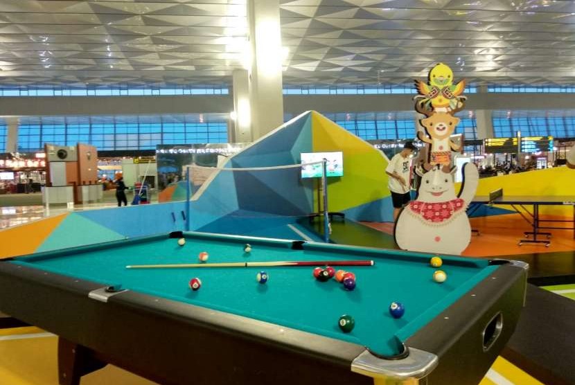 PT Angkasa Pura II (Persero) menyiapkan Posko Asian Games 2018 untuk tempat koordinasi saat menghadapi aktivitas kontingen Asian Games 2018 di Bandara Internasional Soekarno-Hatta.