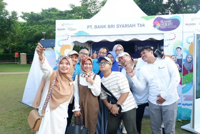 PT Bank BRIsyariah Tbk atau BRIsyariah hadir di acara Islamic Nexgen Fest Hijab Celebration 2019 yang digelar di kawasan Bintaro Jaya Xchange Park, Ahad (17/2).