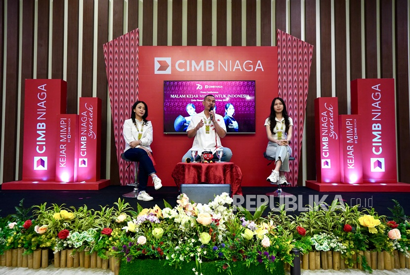 PT Bank CIMB Niaga Tbk akan menggelar acara Malam Kejar Mimpi untuk Indonesia di Qubu Resort, Pontianak, Kalimantan Barat, Kamis (15/5/2025). Acara ini memadukan dua flagship event CIMB Niaga, yakni NGOBIZ dan Mini Concert, sebagai bentuk apresiasi kepada nasabah setia.