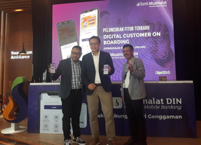 PT Bank Muamalat Indonesia Tbk meluncurkan fitur terbaru di aplikasi mobile banking Muamalat Digital Islamic Network (DIN) yang bernama Digital Customer On Boarding.