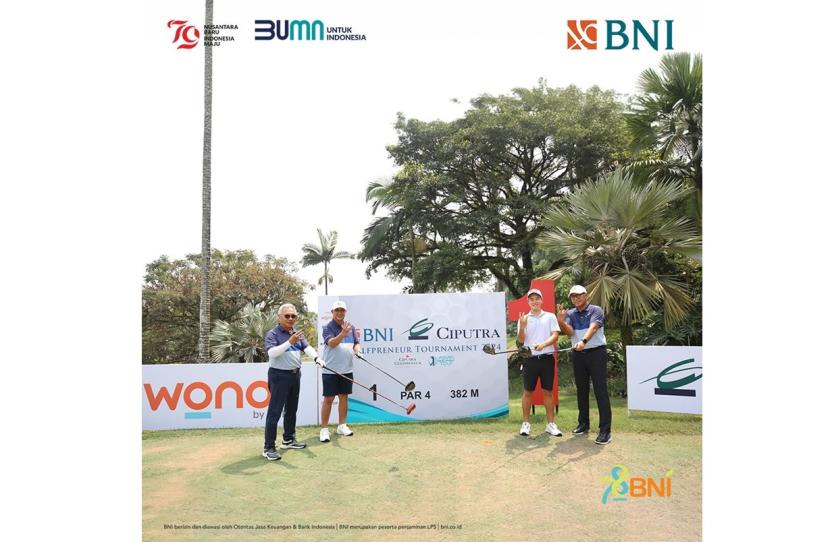 PT Bank Negara Indonesia (Persero) Tbk atau BNI kembali menyelenggarakan BNI Ciputra Golfpreneur Tournament Asian Development 2024.