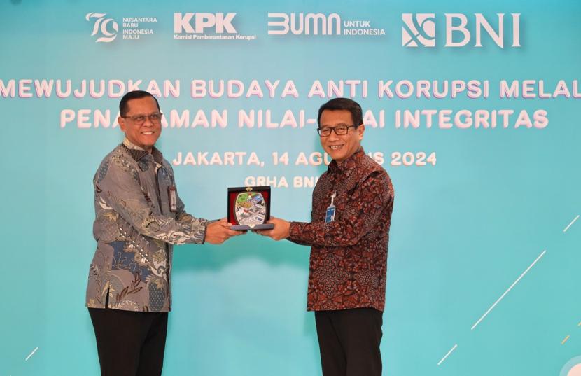 PT Bank Negara Indonesia (Persero) Tbk atau BNI mengadakan Compliance Forum bersama Komisi Pemberantasan Korupsi (KPK).