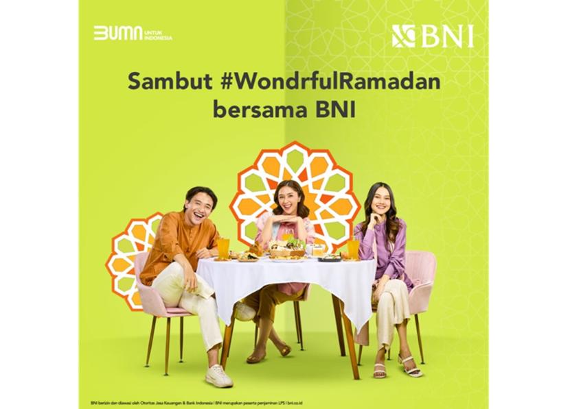 PT Bank Negara Indonesia (Persero) Tbk atau BNI menyambut bulan Ramadan 2024 dengan menghadirkan berbagai promo menarik bagi para nasabah.