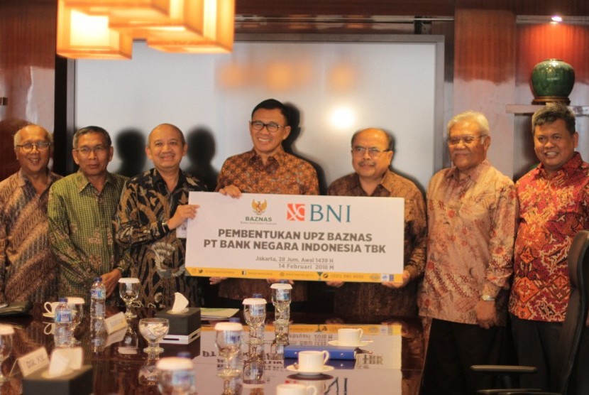 PT. Bank Negara Indonesia Tbk (BNI), secara resmi menjadi Unit Pengumpul Zakat (UPZ) Badan Amil Zakat Nasional (Baznas). 