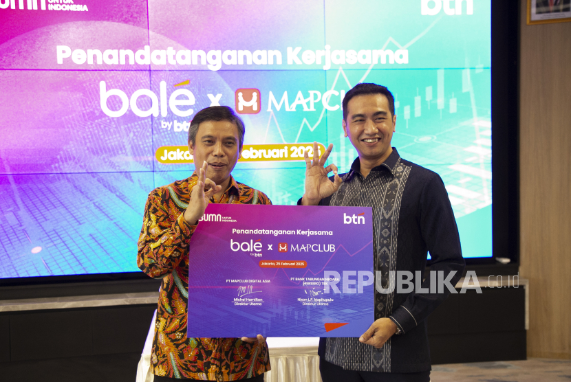 PT Bank Tabungan Negara (Persero) Tbk (BTN) hari ini telah resmi berkerjasama dengan PT MAPCLUB Digital Asia (MAPCLUB)