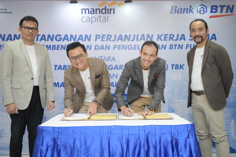 PT Bank Tabungan Negara (Persero) Tbk menggandeng PT Mandiri Capital Indonesia (MCI) membentuk program pendanaan bertajuk BTN Fund.