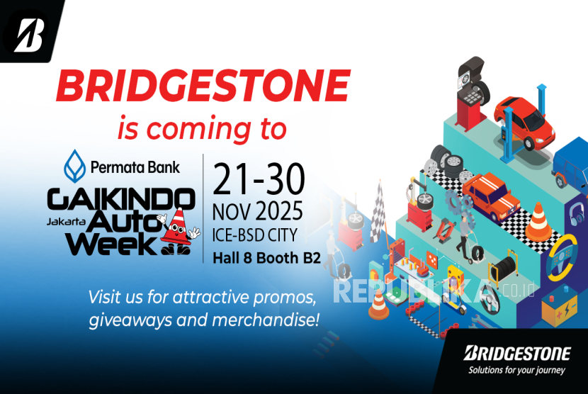 PT Bridgestone Tire Indonesia (Bridgestone Indonesia), resmi mengumumkan partisipasi perdananya di pameran otomotif GAIKINDO Jakarta Auto Week (GJAW) 2025.