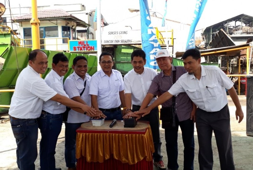 PT Buma Cima Nusantara anak perusahaan PTPN VII membuka giling perdana 2019 di Pabrik Gula Bunga Mayang, Lampung Utara, Rabu (26/6).