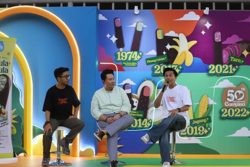  PT Campina Ice Cream Industry (Campina) sebagai produsen es krim lokal asli Indonesia untuk terus berinovasi.