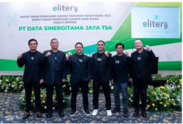 PT Data Sinergitama Jaya Tbk (Elitery) sepanjang 2024, mencatatkan peningkatan pendapatan sebesar 50% atau menjadi Rp.478,3 miliar.