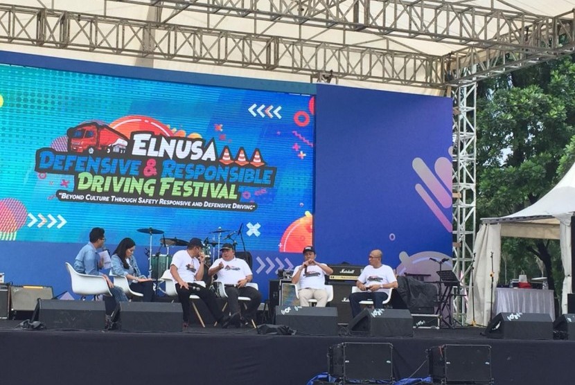 PT Elnusa Petrofin (EPN) menggelar Elnusa Defensive and Resposible Driving Festival atau EDRD Festival di Sirkuit Sentul, Bogor, Jawa Barat pada Sabtu (22/2).