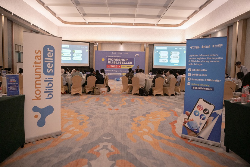 PT Global Digital Niaga Tbk menggelar workshop bagi para penjual, seller, platform Blibli secara berkala untuk mendapatkan berbagai macam dukungan bisnis hingga berdaya dalam meningkatkan usahanya.