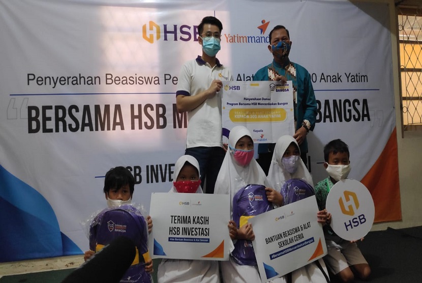  PT Handal Semesta Berjangka (HSB) Investasi bersama LAZNAS Yatim Mandiri menyalurkan beasiswa dan bantuan alat sekolah senilai Rp. 224,7 juta untuk 300 anak Yatim. Bantuan tersebut akan diberikan di lima titik lokasi yaitu Bogor, Cirebon, dan tiga titik lainnya di Jakarta.