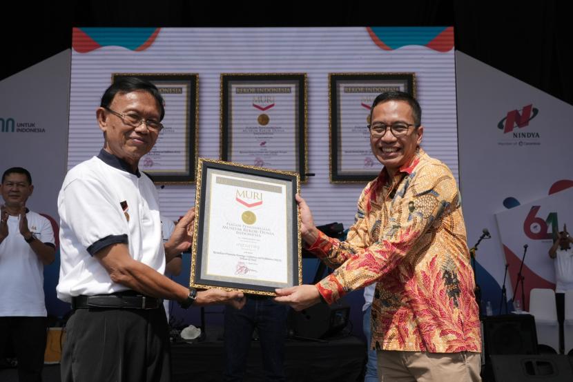 PT Hotel Indonesia Natour (HIN) atau InJourney Hospitality berhasil mengantongi penghargaan dari Museum Rekor Dunia Indonesia (MURI) atas revitalisasi prasarana MICE terbesar di hotel. 