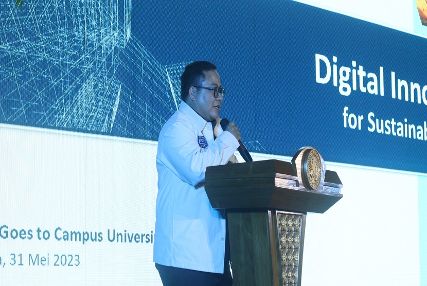 PT Jaminan Kredit Indonesia mengajak mahasiswa dapat terlibat aktif membangun ekosistem digital bagi para pelaku UMKM. Jamkrindo berkolaborasi dengan Fordigi menggelar acara Fordigi Goes to Campus di Universitas Airlangga, Jawa Timur.