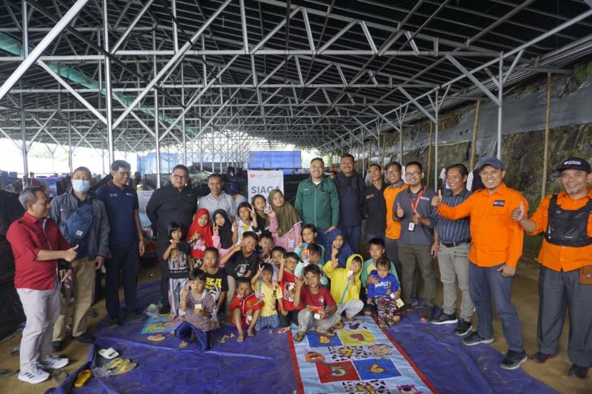PT Jasindo Syariah berkolaborasi dengan Rumah Zakat memberikan bantuan bagi penyintas gempa Cianjur.
