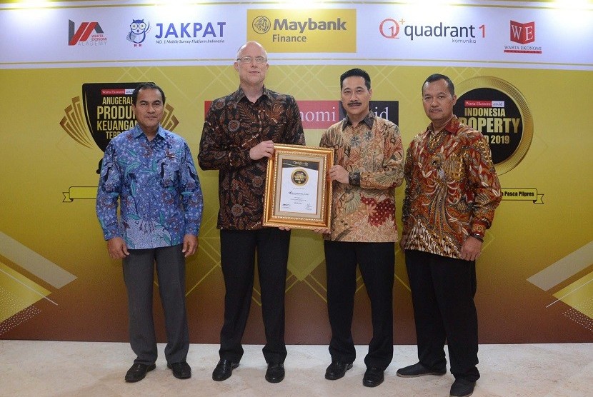PT Modernland Realty Tbk (MDLN) meraih penghargaan Indonesia Property Award (IPA) 2019 untuk Commercial Property Developer of The Year, kategori residential.