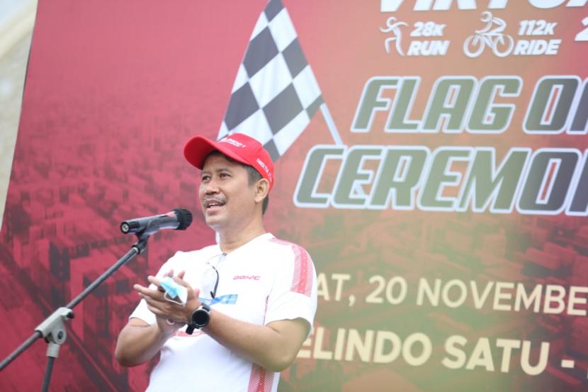 PT Pelabuhan Indonesia I (Persero) atau Pelindo 1 menggelar flag off ceremony untuk kegiatan P-One Sport Virtual “Run & Ride to Care” 2020 di Gedung Grha Pelindo Satu Medan yang dibuka langsung oleh Direktur Utama Pelindo 1, Dani Rusli Utama didampingi jajaran Direksi Pelindo 1 dan Komisaris Pelindo 1, Ahmad Perwira Mulia Tarigan pada Jumat, (20/11).