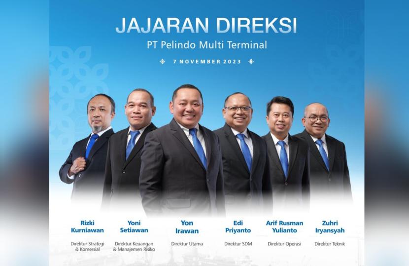 PT Pelindo Multi Terminal mengumumkan jajaran Direksi baru.