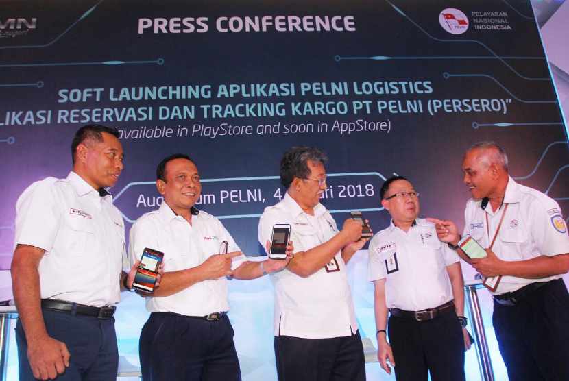 PT Pelni memperkenalkan aplikasi layanan pengiriman kargo atau kontainer kepada publik. 