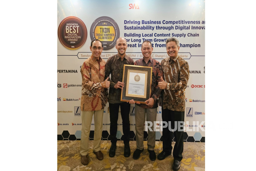 PT Perkebunan Nusantara PTPN III (Persero) menyabet penghargaan Indonesia Best Digital Innovation Award 2024 dengan predikat ‘Very Good’ dari Majalah SWA.