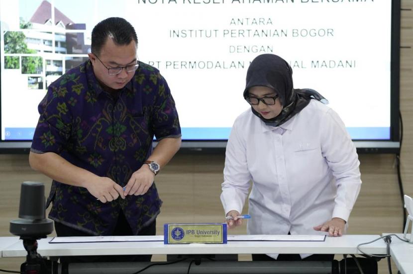 PT Permodalan Nasional Madani (PNM) menggandeng Institut Pertanian Bogor untuk maksimalkan pemberdayaan