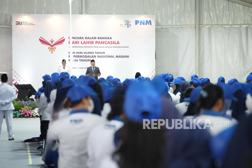 PT Permodalan Nasional Madani (PNM) menggelar upacara peringatan Hari Lahir Pancasila yang diikuti oleh seluruh insan PNM.