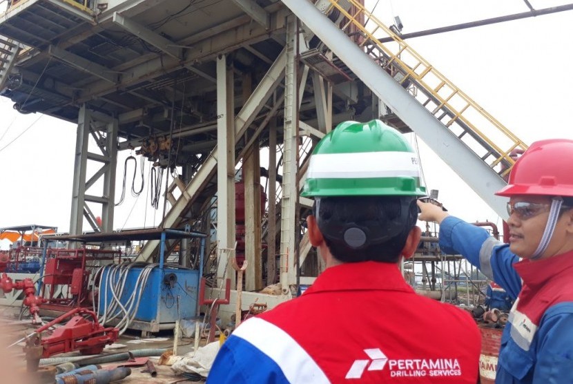  PT Pertamina Drilling Service Indonesia (PDSI) mengoperasikan rig (ilustrasi). PDSI menambah empat rig baru tahun ini.