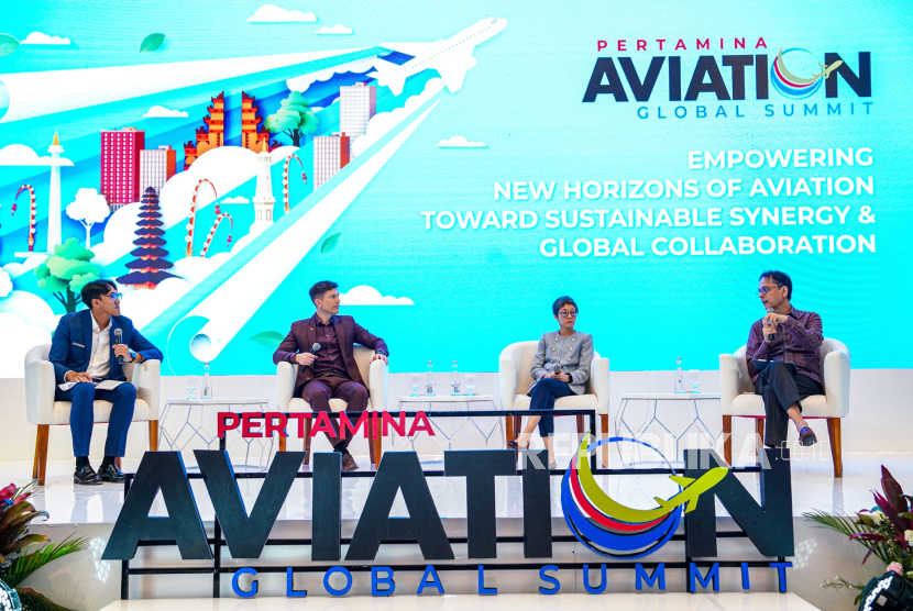 Pertamina Patra Niaga Kolaborasi Penerbangan Berkelanjutan di Pertamina Aviation Global Summit